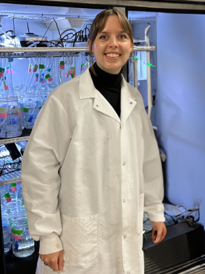 Ph.D. student Katrina Lewandowski